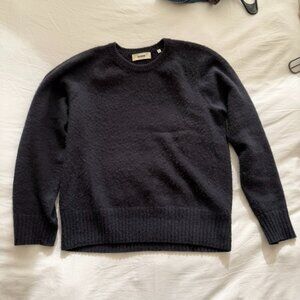 Buck Mason Black Crewneck Sweater